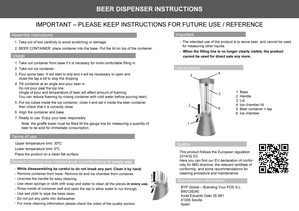BYP - Instrucciones - Bud giraffe tower